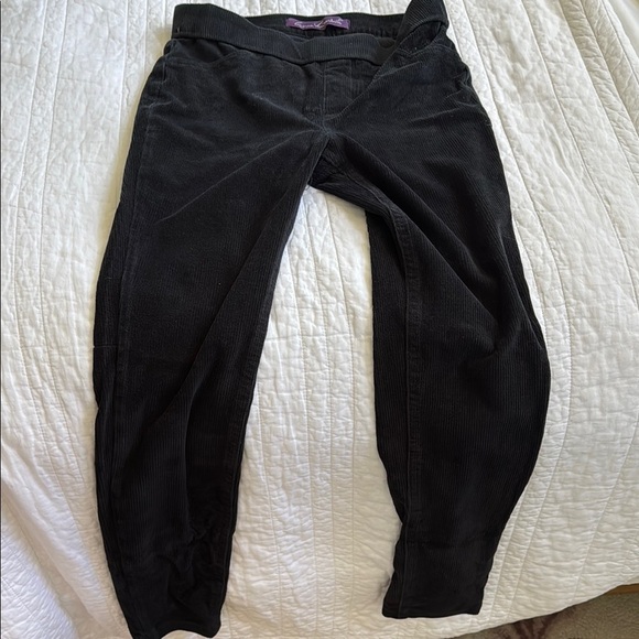 Black Corduroy Legging Pants - Picture 2 of 4